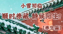 【節(jié)氣養(yǎng)生】小雪初臨：順時養(yǎng)藏，靜候陽生！